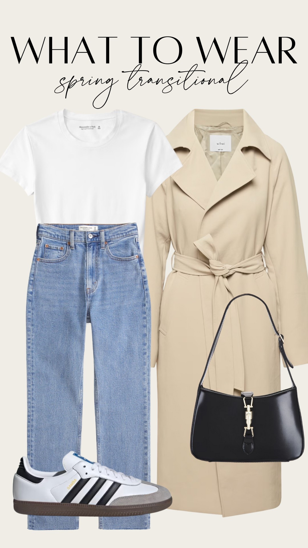 My go to spring transitional outfit with jeans and a trench coat!

#LTKStyleTip
