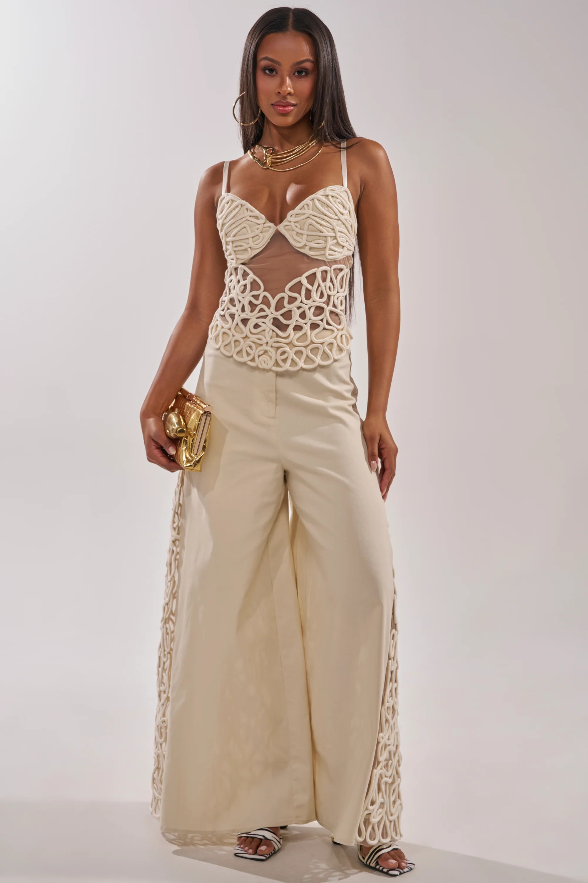 NEVER LOSE ME ROPE DETAIL PANT | AKIRA