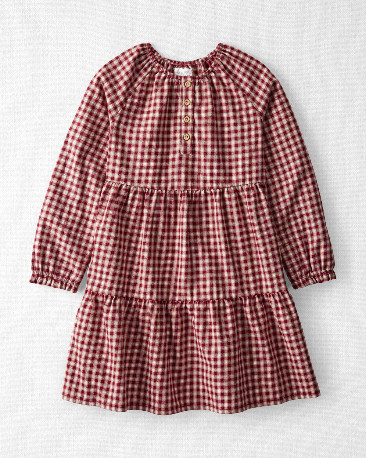 Kid Cozy Tiered Dress Made with Organic Cotton
 - Little Planet | Carter's | Carter's Inc