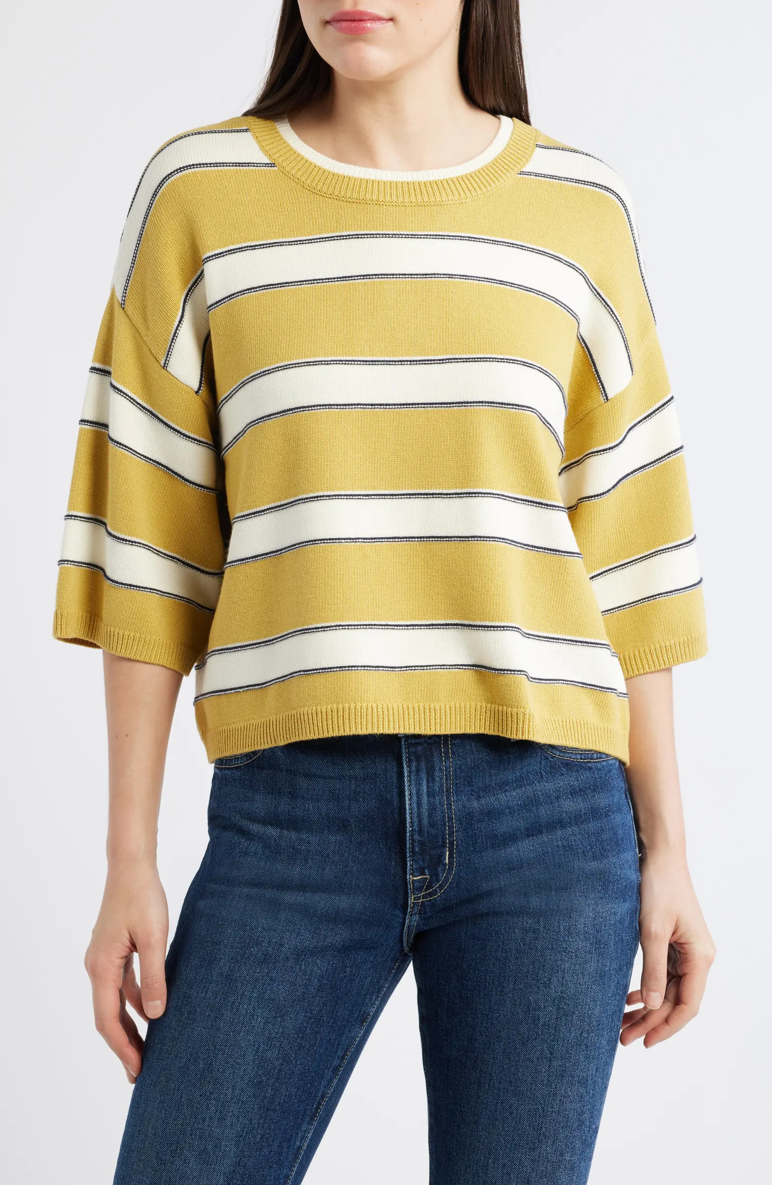Boxy Stripe Sweater | Nordstrom