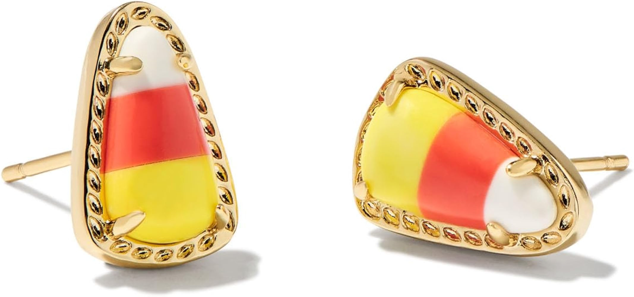Kendra Scott Candy Corn Stud Earrings in 14k Gold-Plated Brass, Magnesite, Fashion Jewelry for Wo... | Amazon (US)