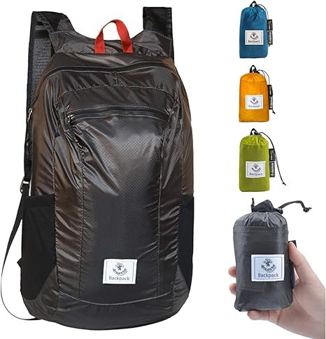 4Monster Hiking Daypack,Water Resistant Lightweight Packable Backpack for Travel Camping Outdoor | Amazon (US)