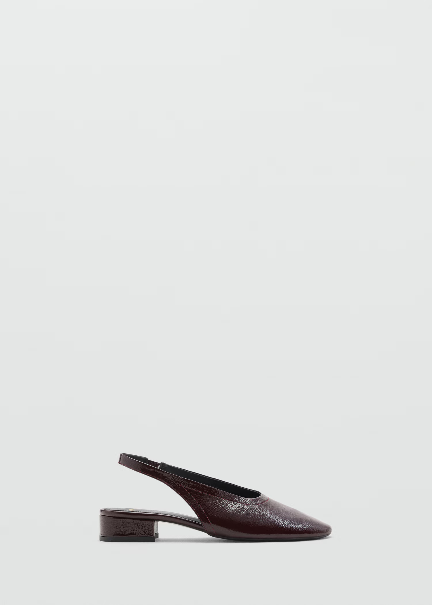 Block heel leather shoes - Women | MANGO USA | Mango (US/MX/AU)