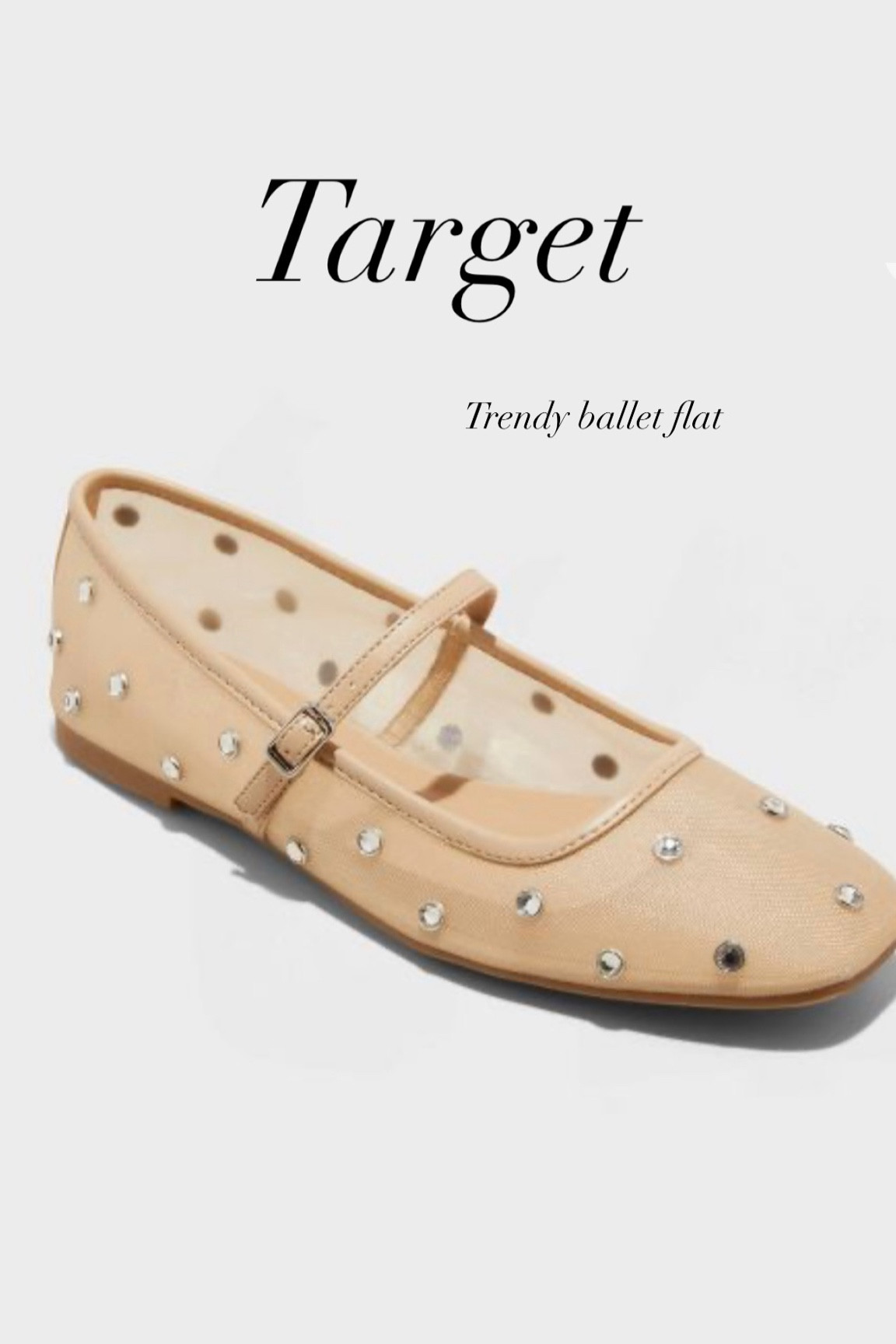 Designer inspired ballet flat. Must have for fall! Target style! 

#LTKSeasonal #LTKShoeCrush #LTKFindsUnder50