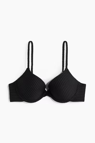 H & M - Push-Up Bikini Top - Black | H&M (US + CA)