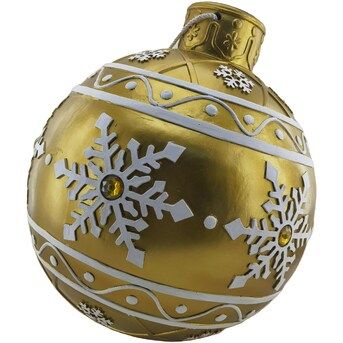 Christmas Time Multiple Colors/Finishes Musical Snowflake Indoor Ornament | Lowe's