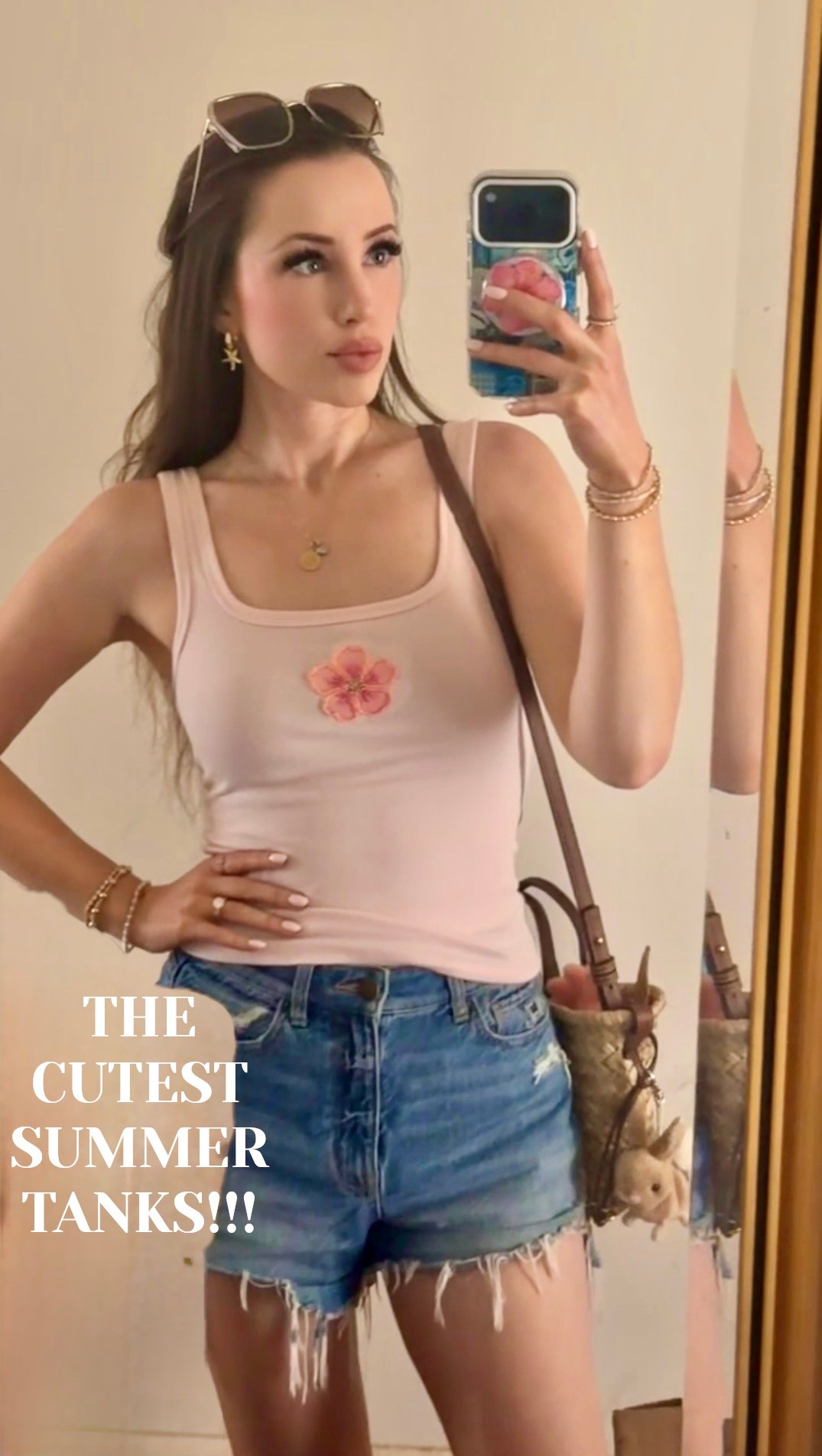 I LOVE these adorable beaded tanks from Target! I’m 5’1, 107 lbs in an XS!🌺🫶🏻☀️

#LTKootd #LTKSwim #LTKPetite