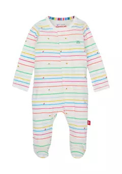 Magnetic Me Baby Girls Rainbow Road Printed Footie Pajamas | Belk