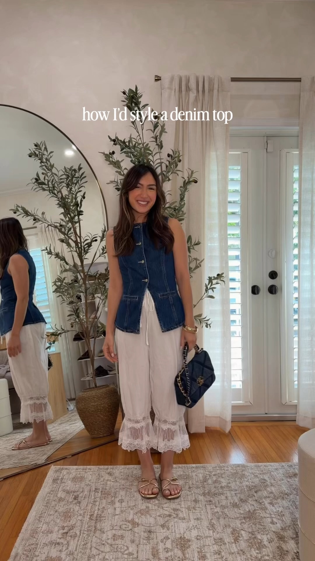 How to style a denim top! 