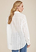 Eyelet Shacket | Maurices