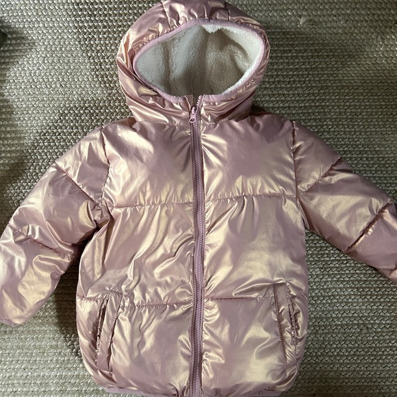 Swiss Tech Pink and White Puffer Jacket | Poshmark