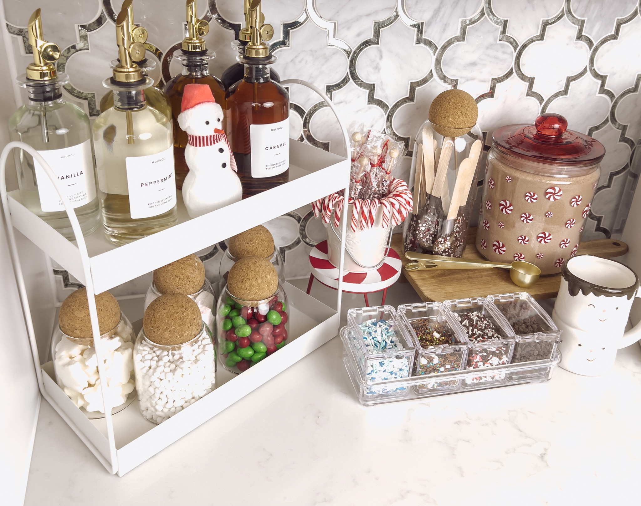 My personal home hot chocolate bar! 🥰🤎🫶🏼

#LTKhome #LTKHoliday #LTKSeasonal