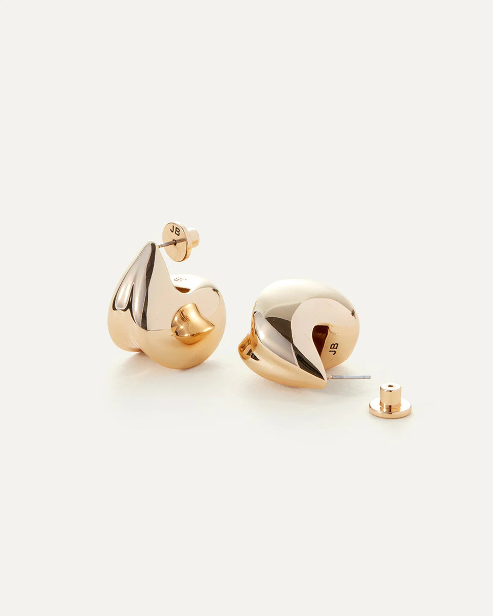 Jenny Bird - Nouveaux Puff Earrings - High Polish Gold | Jones & Daughters