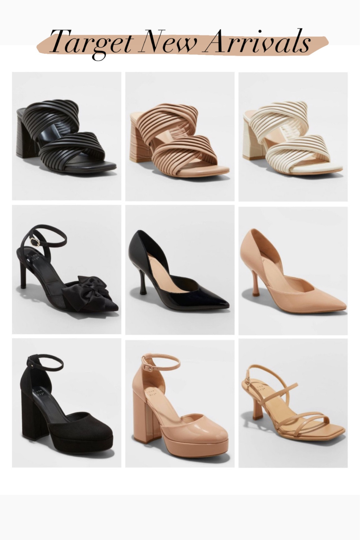 Target new arrivals 

#LTKshoecrush