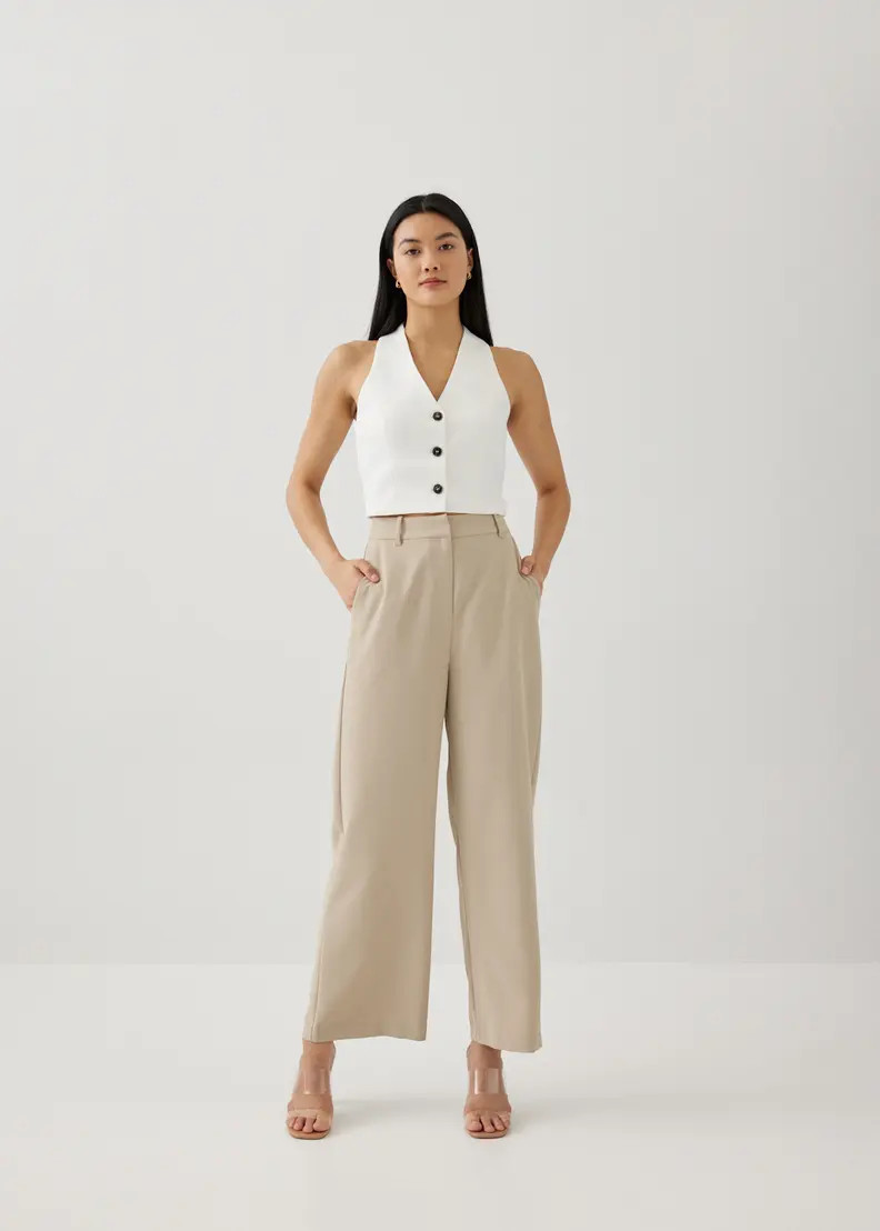 Merlin Tweed Crop Vest | Love, Bonito USA