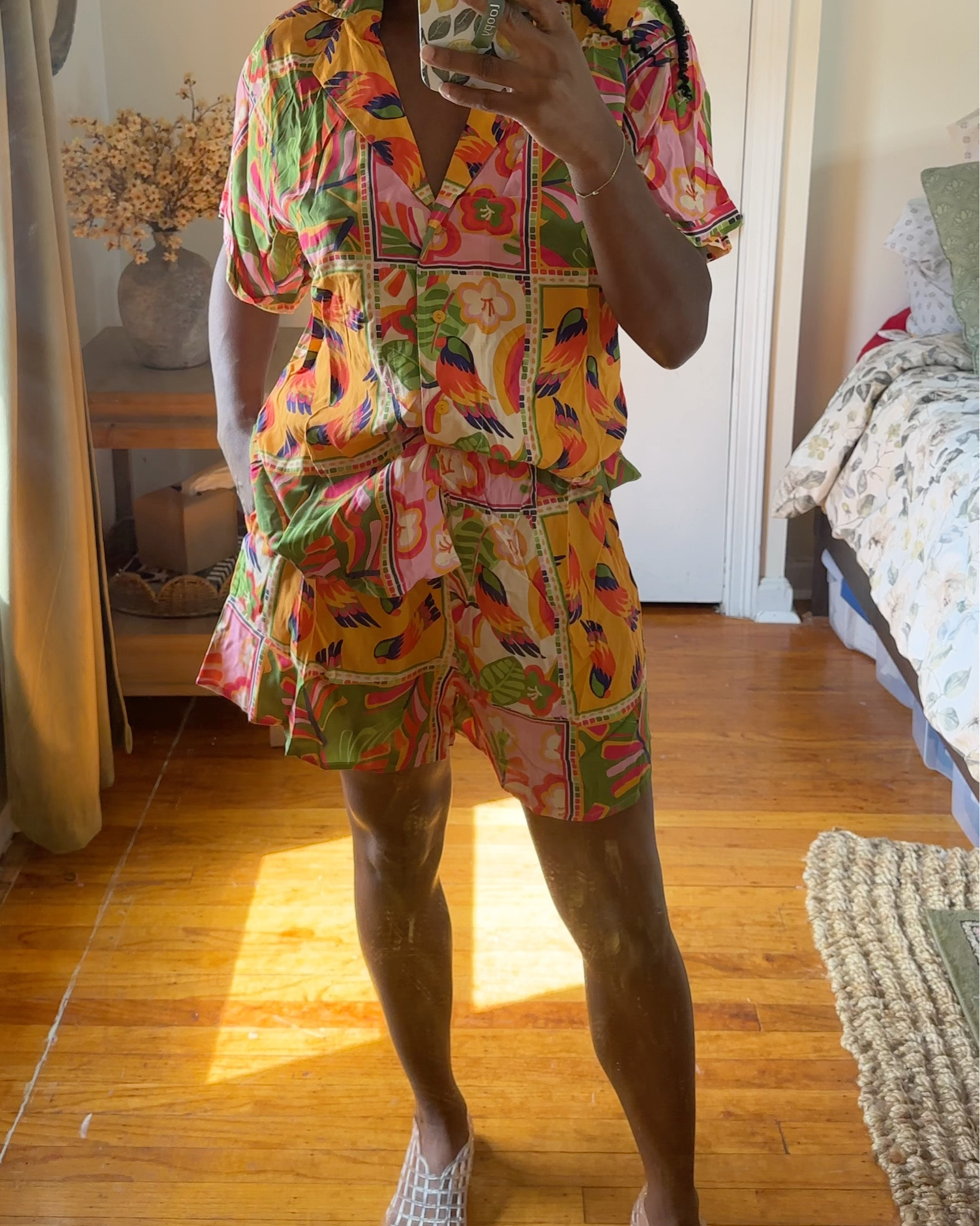 2-piece cover up/pajama set.  Wearing size smalll

#LTKSeasonal