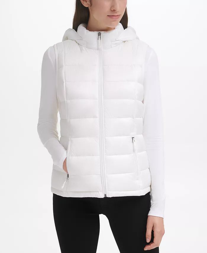 Charter Club Women's Packable Hooded Down Puffer Vest, Created for Macy's & Reviews - Coats & Jac... | Macys (US)