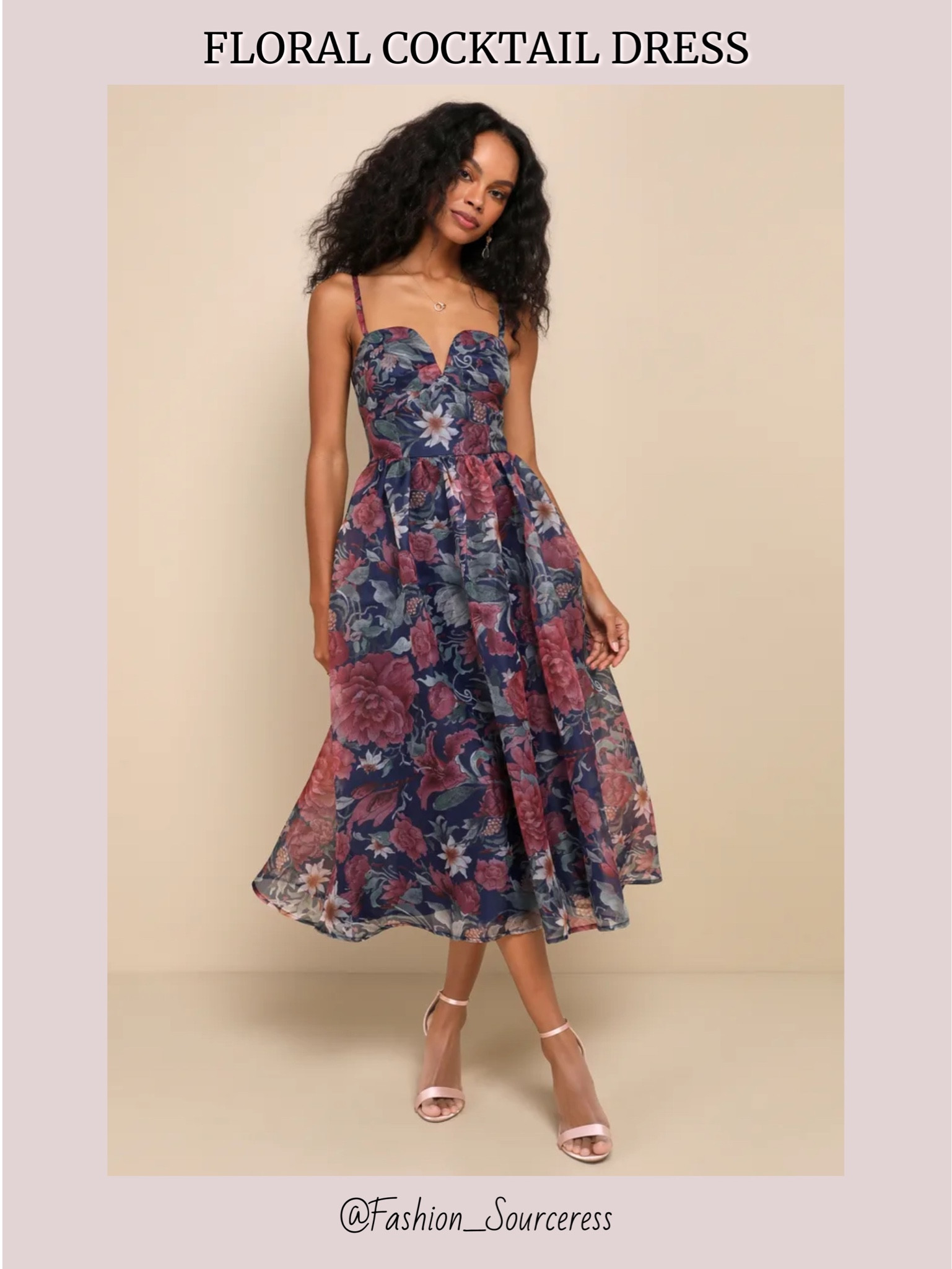 open lace back dress Good evening party dress – Godshandfashion main image 0