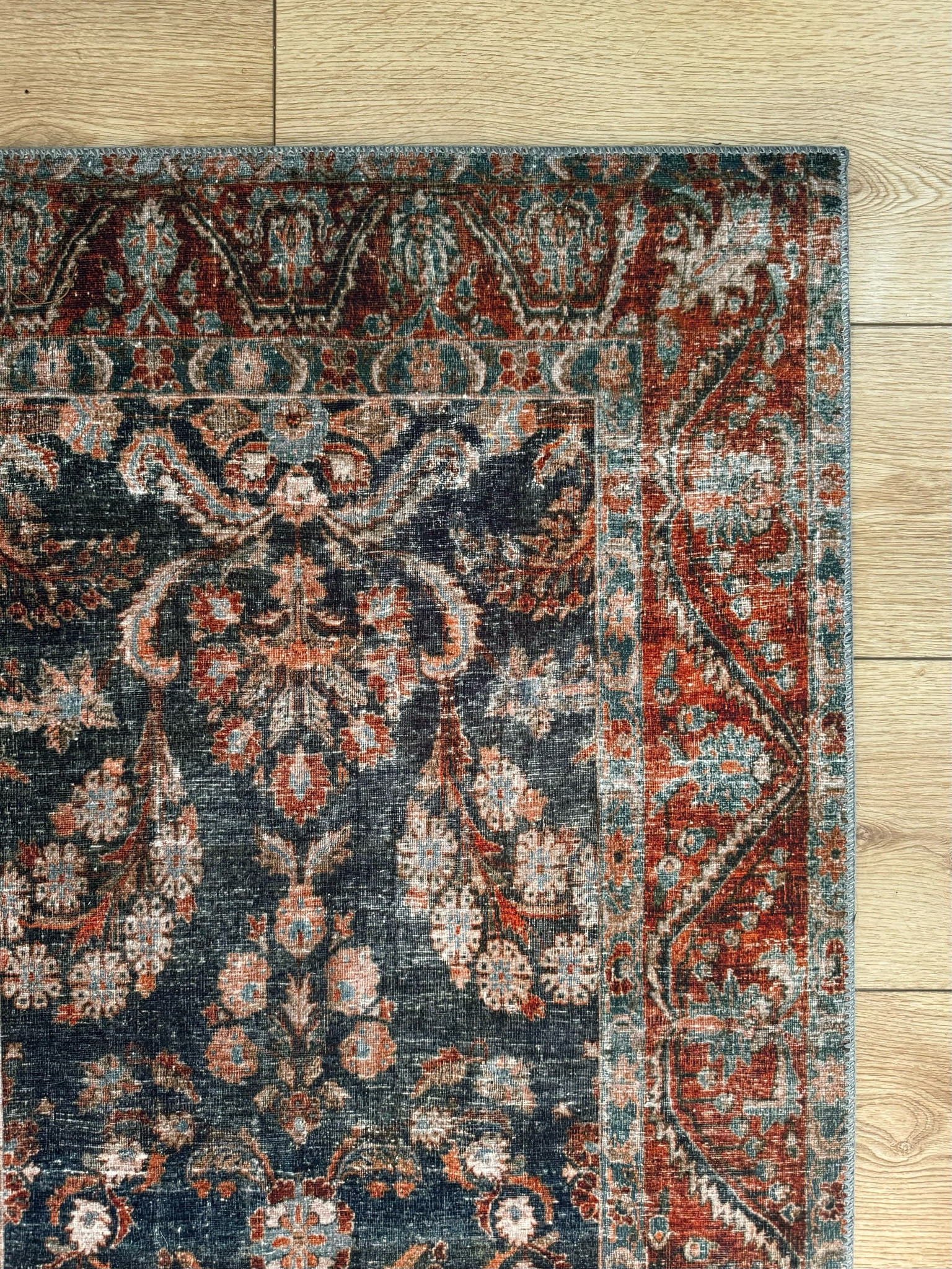 This new rug is seriously one of my favorites. It looks like a true vintage, colorful area rug. Loloi rug Chris loves Julia, it’s just like their old printed rugs, it’s thin, but not as thick as their newer ones. It’s also exactly like it looks. Online colors are very accurate! 

#LTKSaleAlert #LTKStyleTip #LTKHome