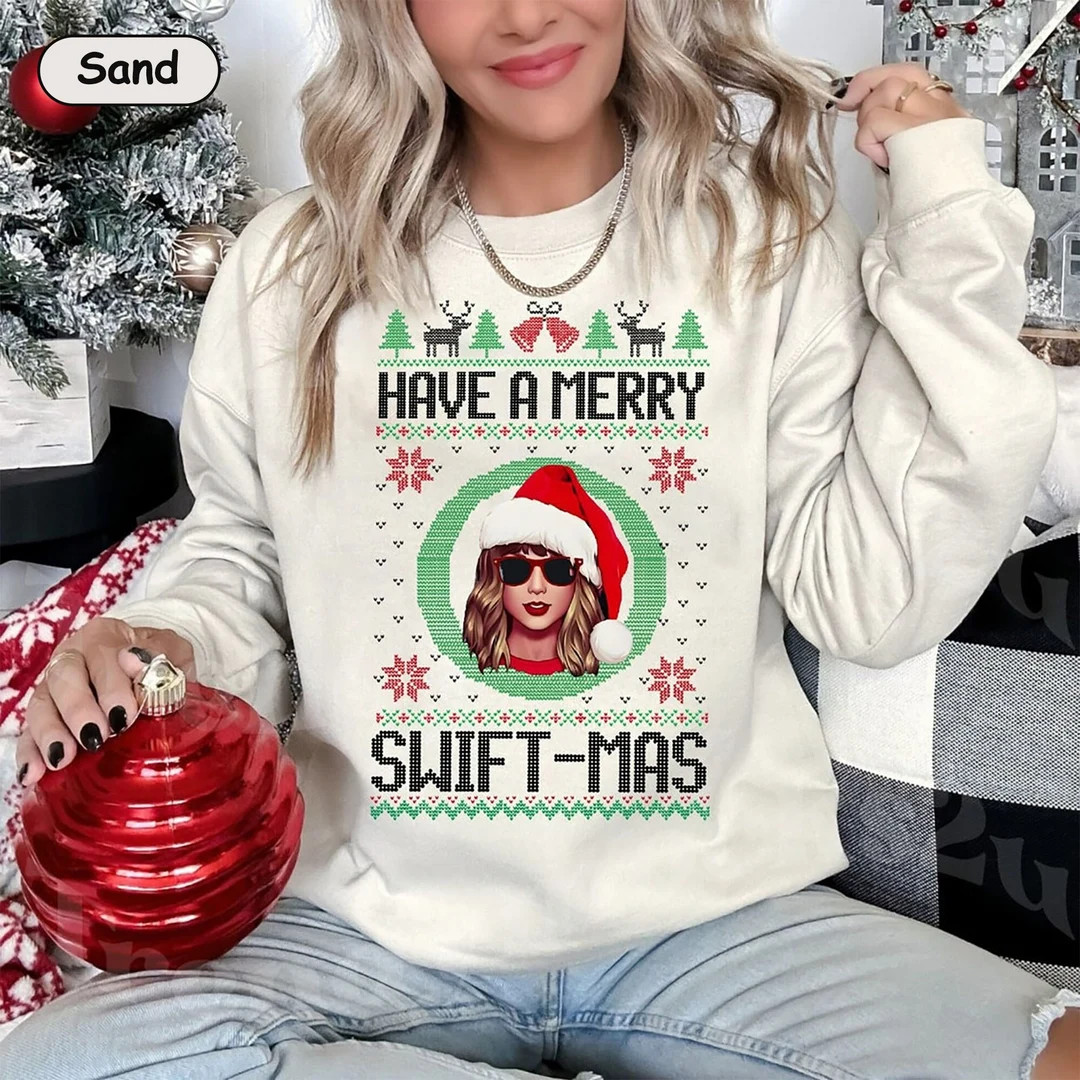 Have A Merry Swiftmas Sweatshirt Merry Swiftmas Sweatshirt - Etsy | Etsy (US)