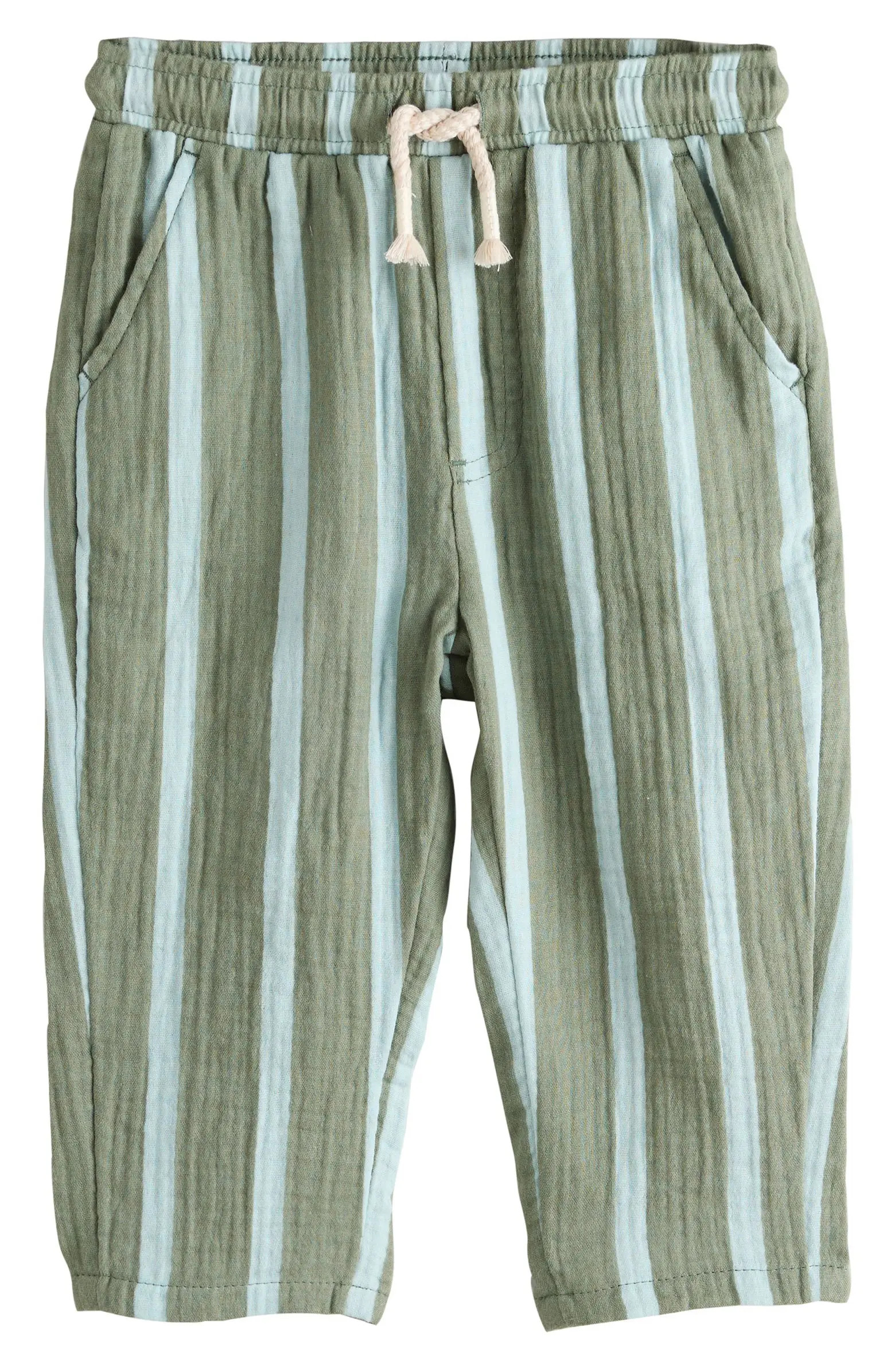 Kids' Stripe Cotton Pants | Nordstrom