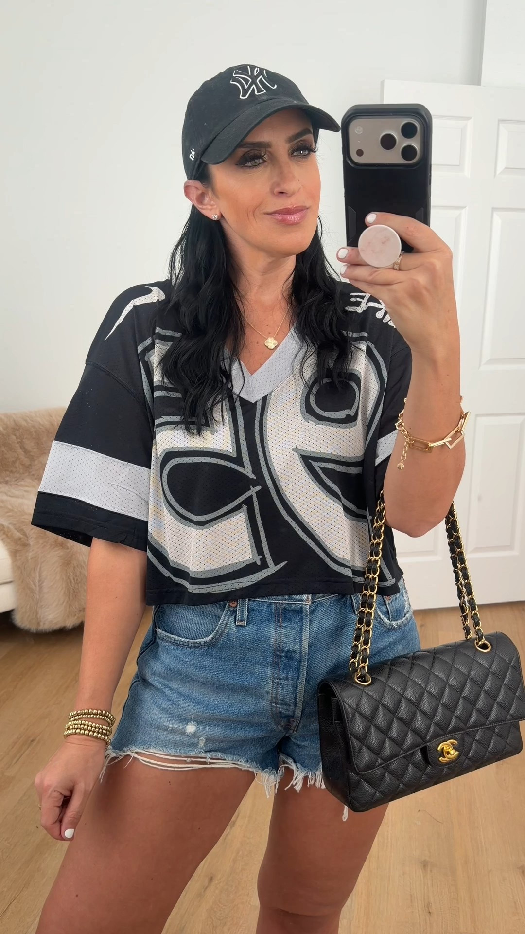 Women's Oversized Cropped Jersey