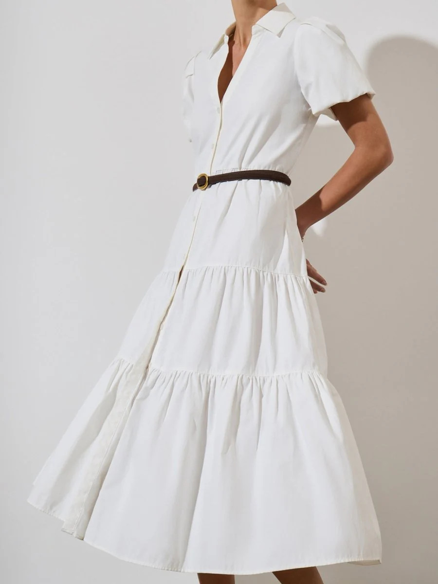 Brochu Walker Women's Havana Dress, Ivory | Brochu Walker