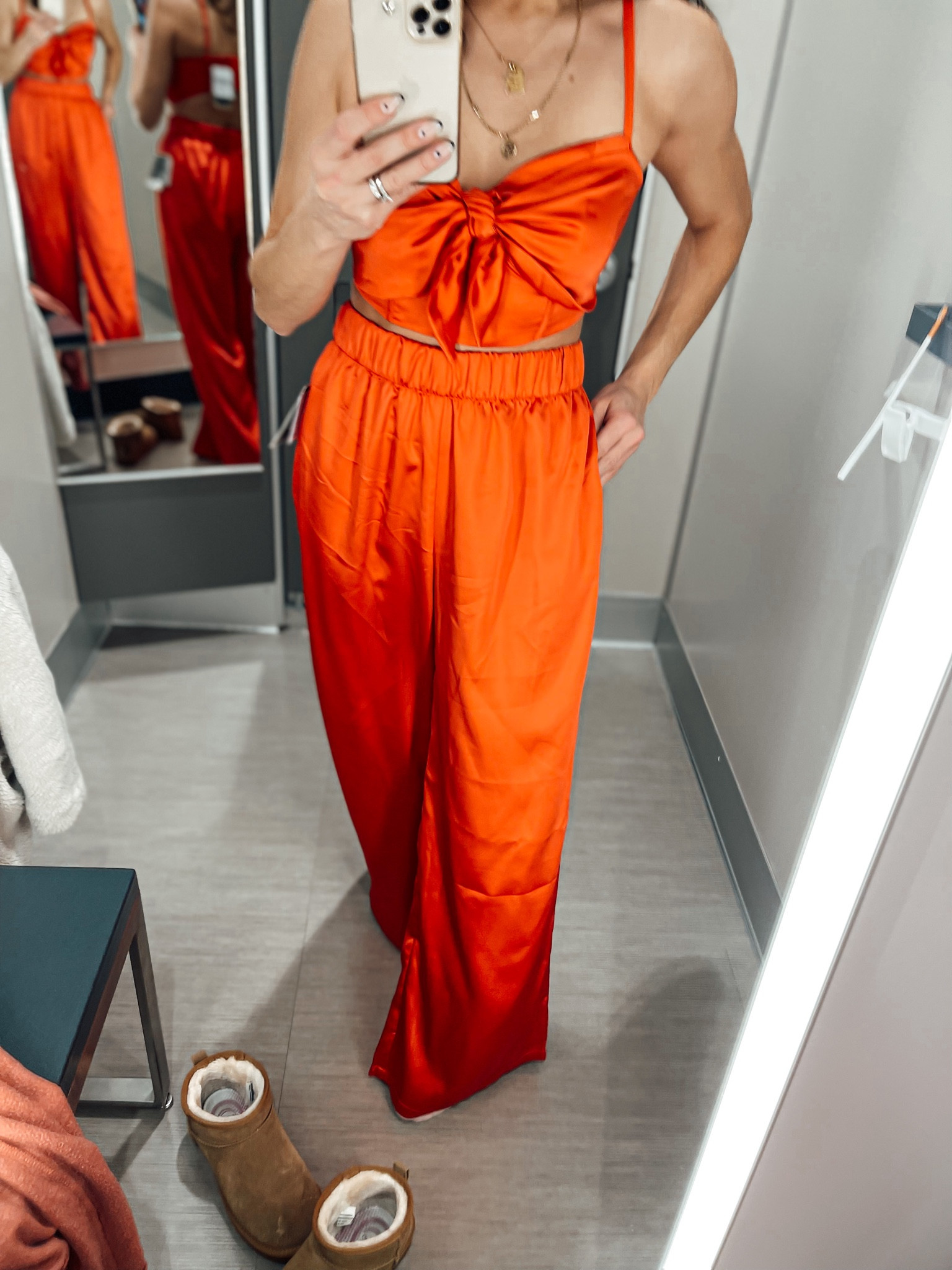 Vacation look
- resort wear, beach wedding outfit, spring break look
- corset tie front bralette top ( runs big)
- pull on wide leg pants (run big size down)

#LTKFind #LTKunder50