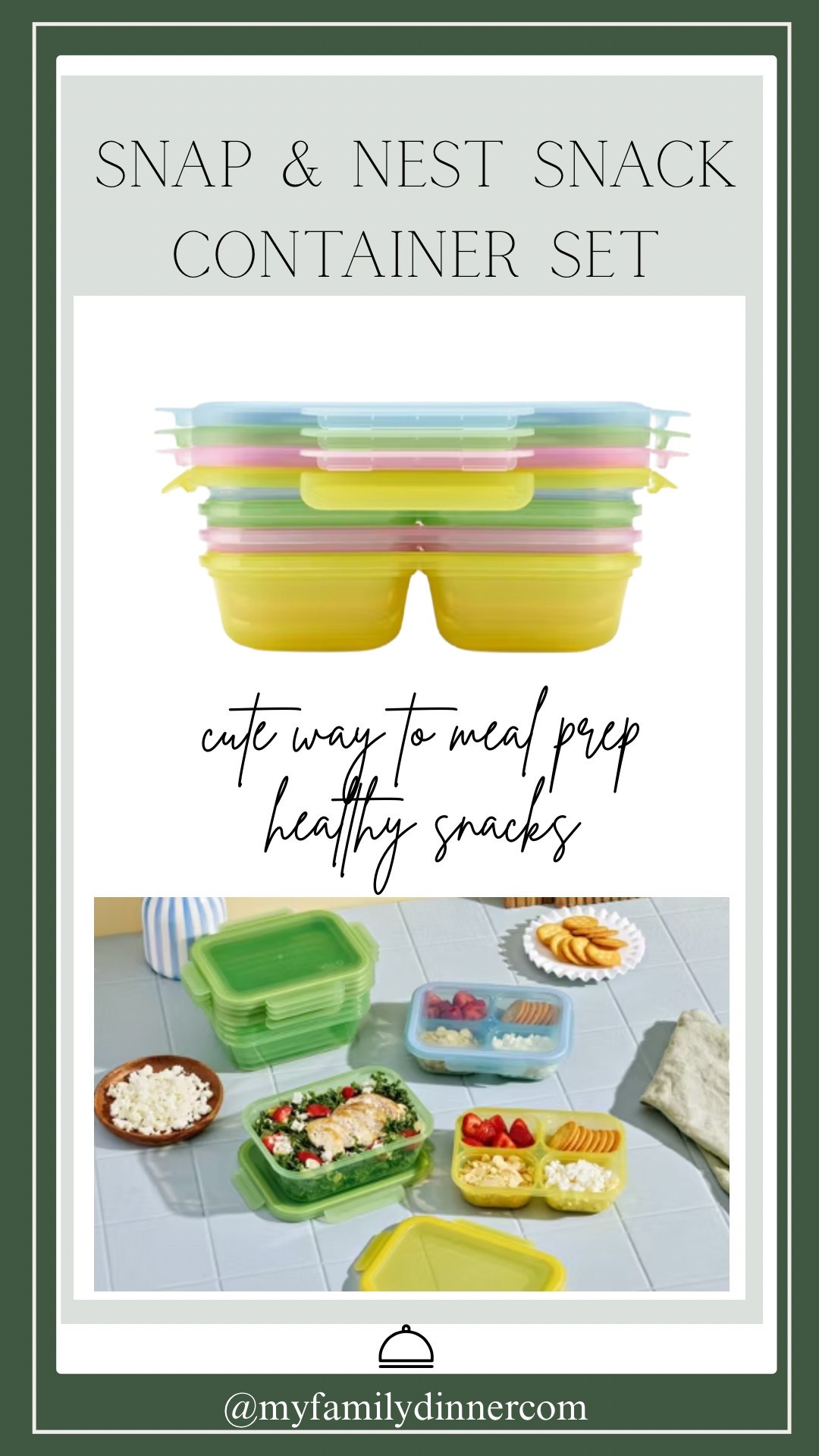 We love these new snap and nest lunchable containers from Target.  Perfect for creating easy healthy snacking options!

#LTKKids #LTKFamily #LTKHome