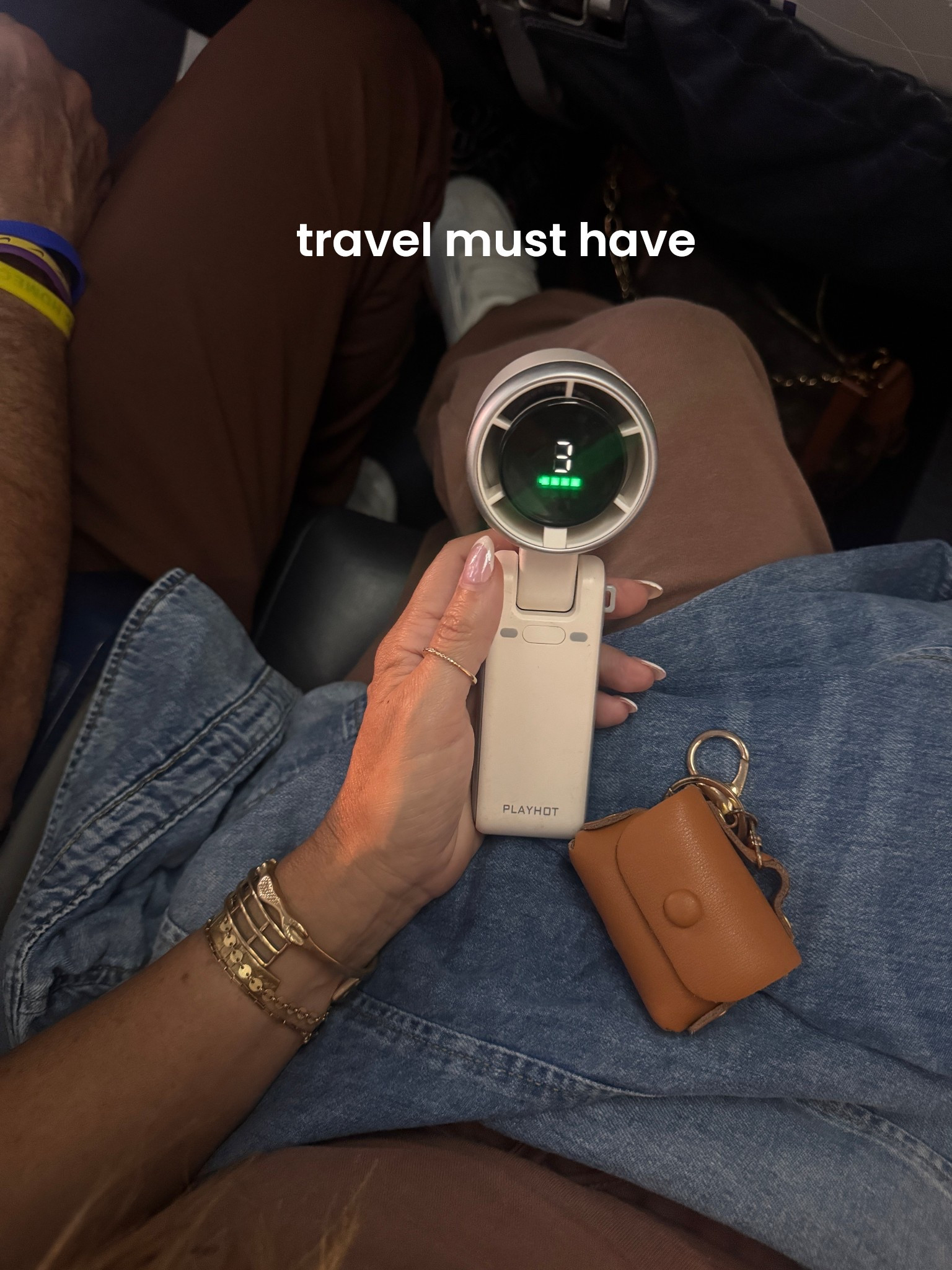 I have two of these fans and keep one in my purse at all times. Must have when traveling!!!!

#LTKTravel