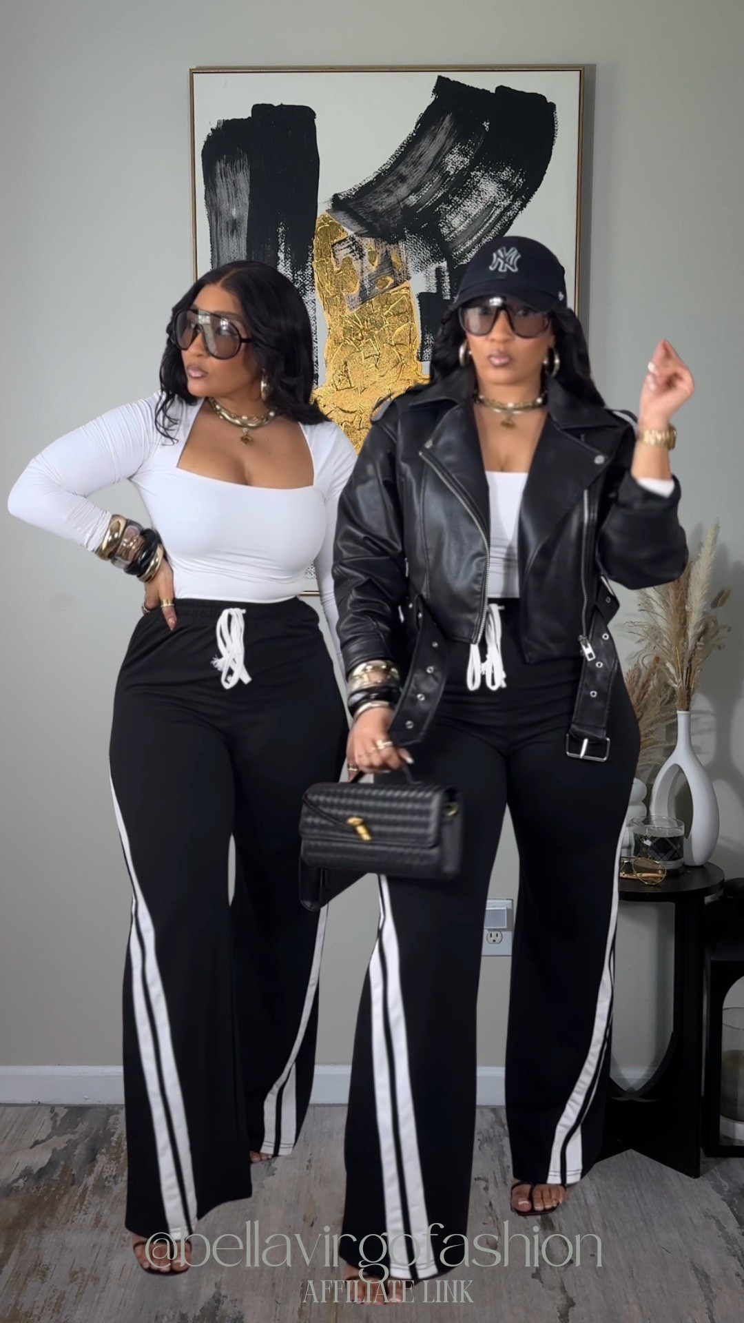 Day to Night striped outfit! These track pants!!! They have a functional drawstring, and they are light weight! Check out the reel to see how I paired them with sneakers for a more comfortable feel. Loving them but they are pocketless hun…if that matters✨
Leather Jacket: Medium
Track pants +white top: Medium 


#LTKootd #LTKgrwm #LTKSeasonal