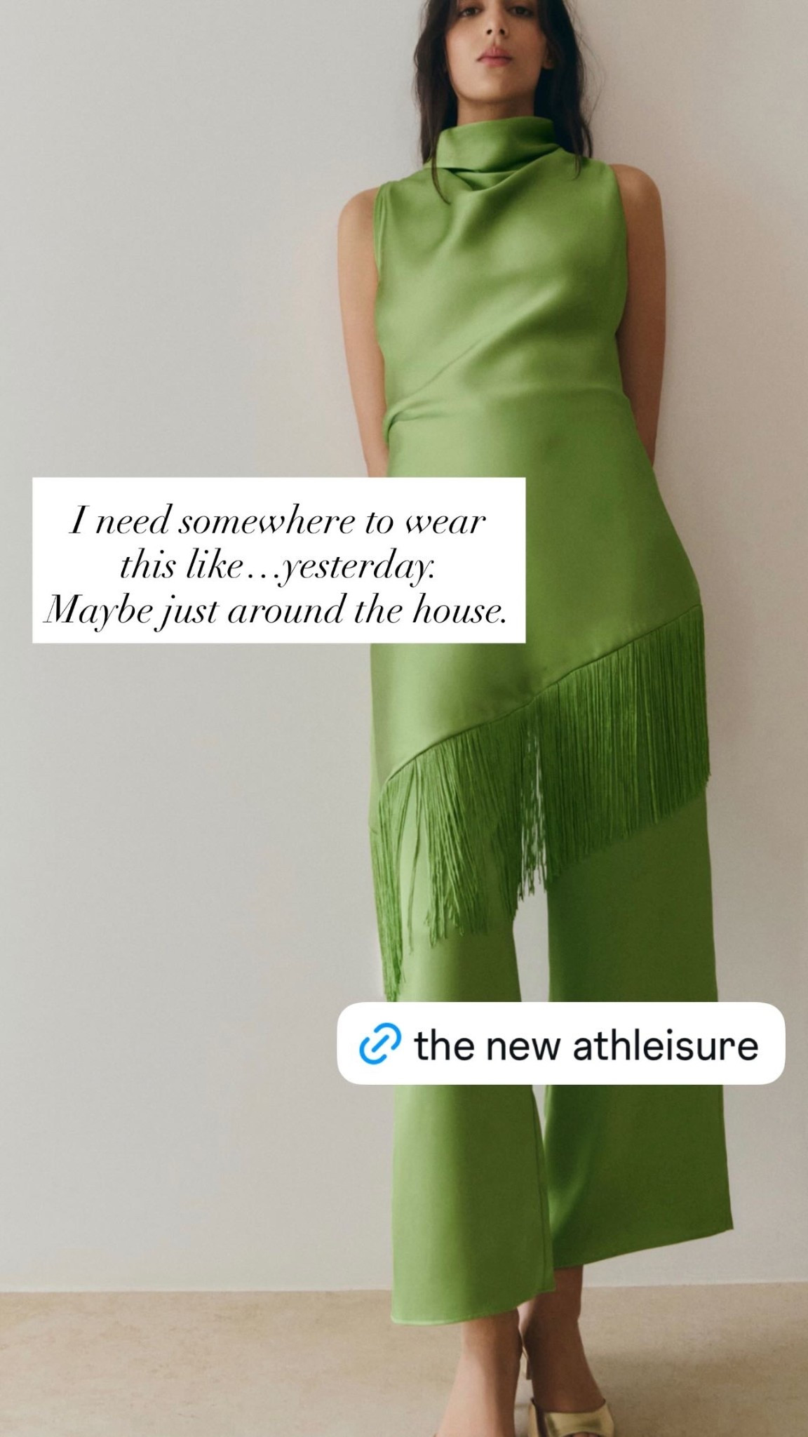 I need somewhere to wear this like…yesterday. 
Maybe just around the house.