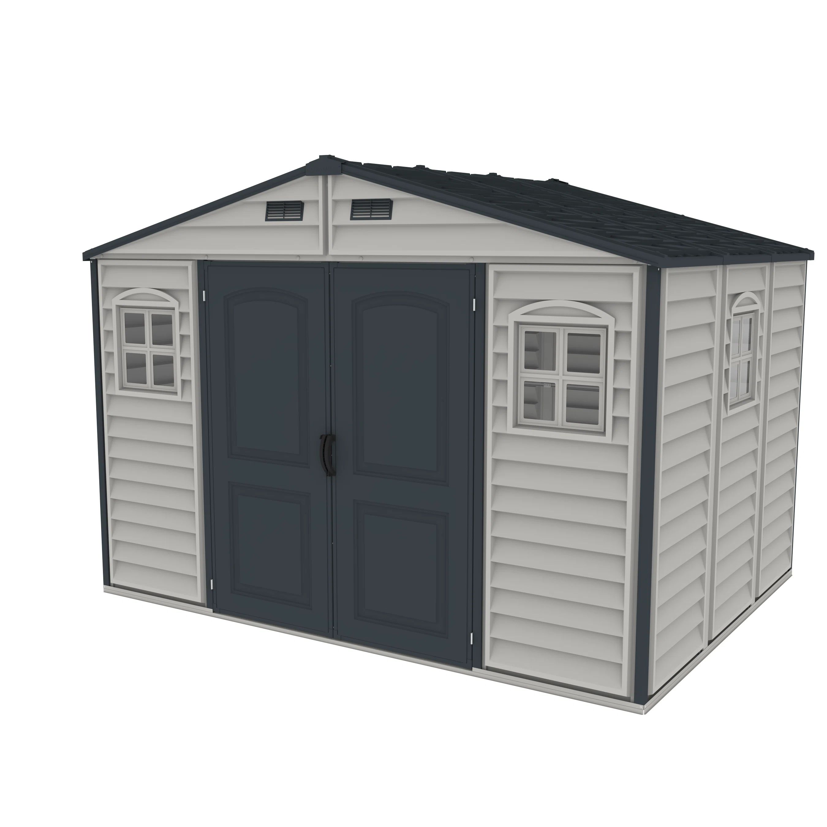 Duramax 10.5 ft. W x 8 ft. D Plastic Storage Shed & Reviews | Wayfair | Wayfair North America