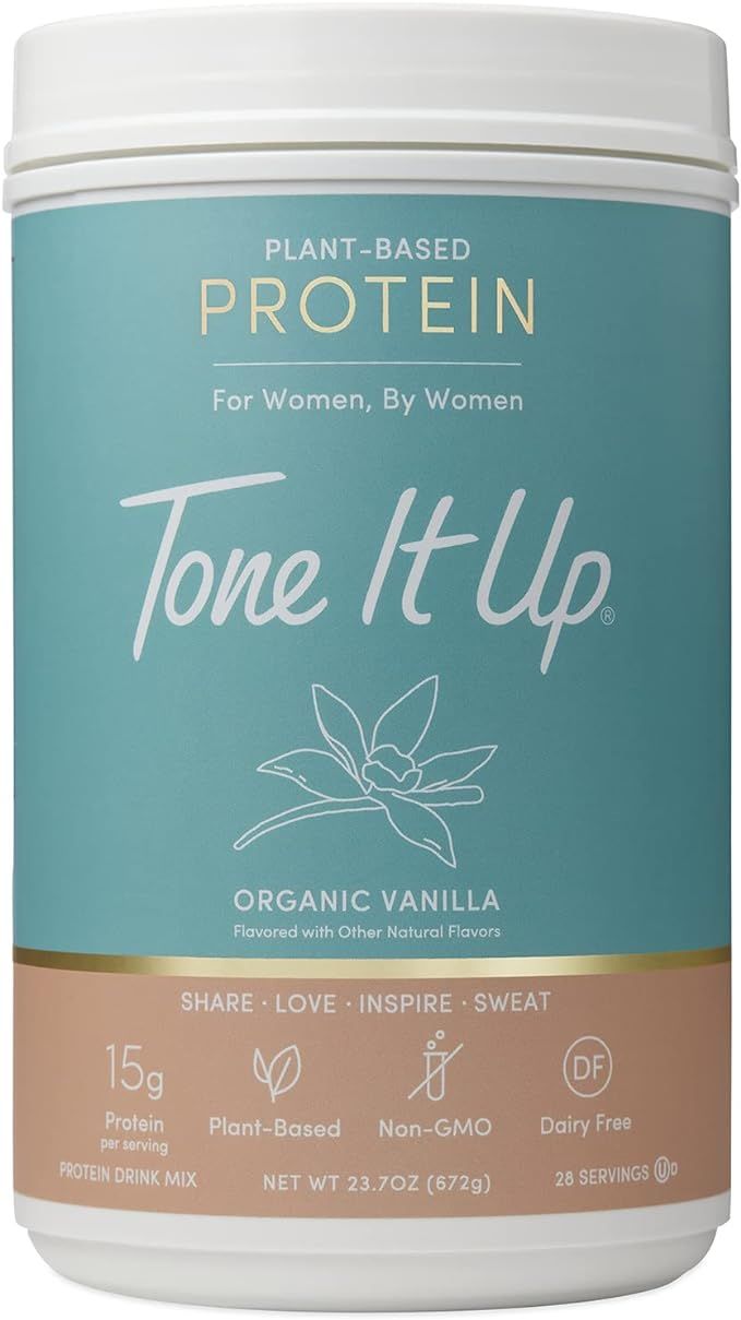 Tone It Up Plant Based Protein Powder - Organic Pea Protein for Women - Sugar Free, Gluten Free, ... | Amazon (US)