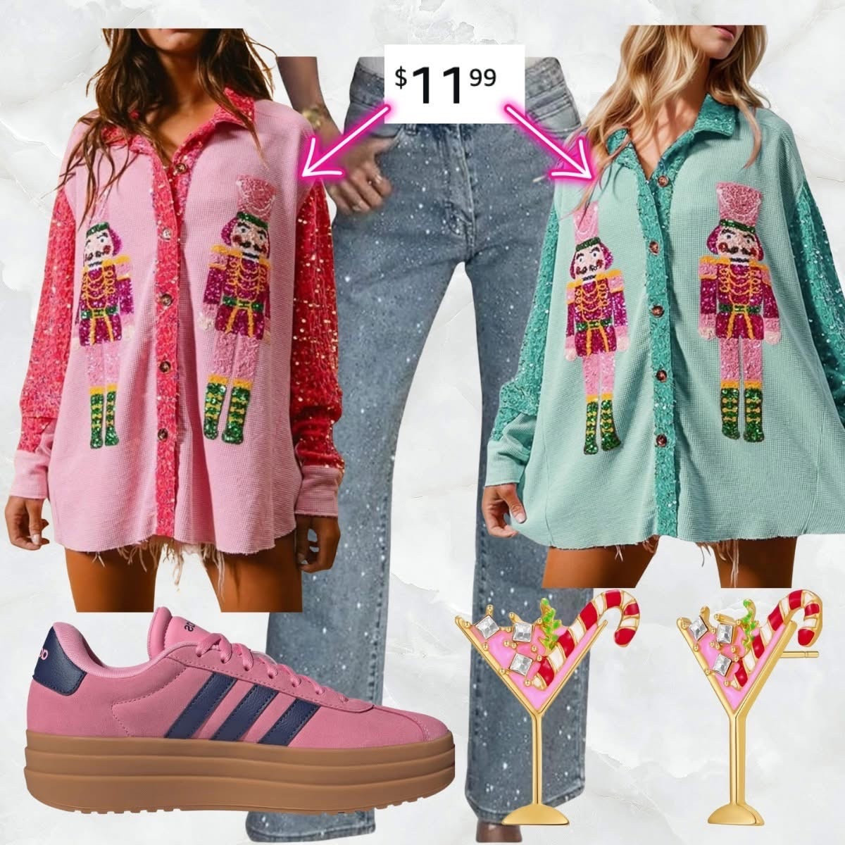 Only $11.99 for this sequin nutcracker shacket || casual holiday outfit idea 

#LTKSaleAlert #LTKHoliday #LTKCyberWeek