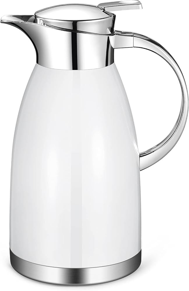 Amazon.com: Haosens Thermal Coffee Carafe (64 Oz), 18/8 Stainless Steel Insulated Coffee Carafe -... | Amazon (US)