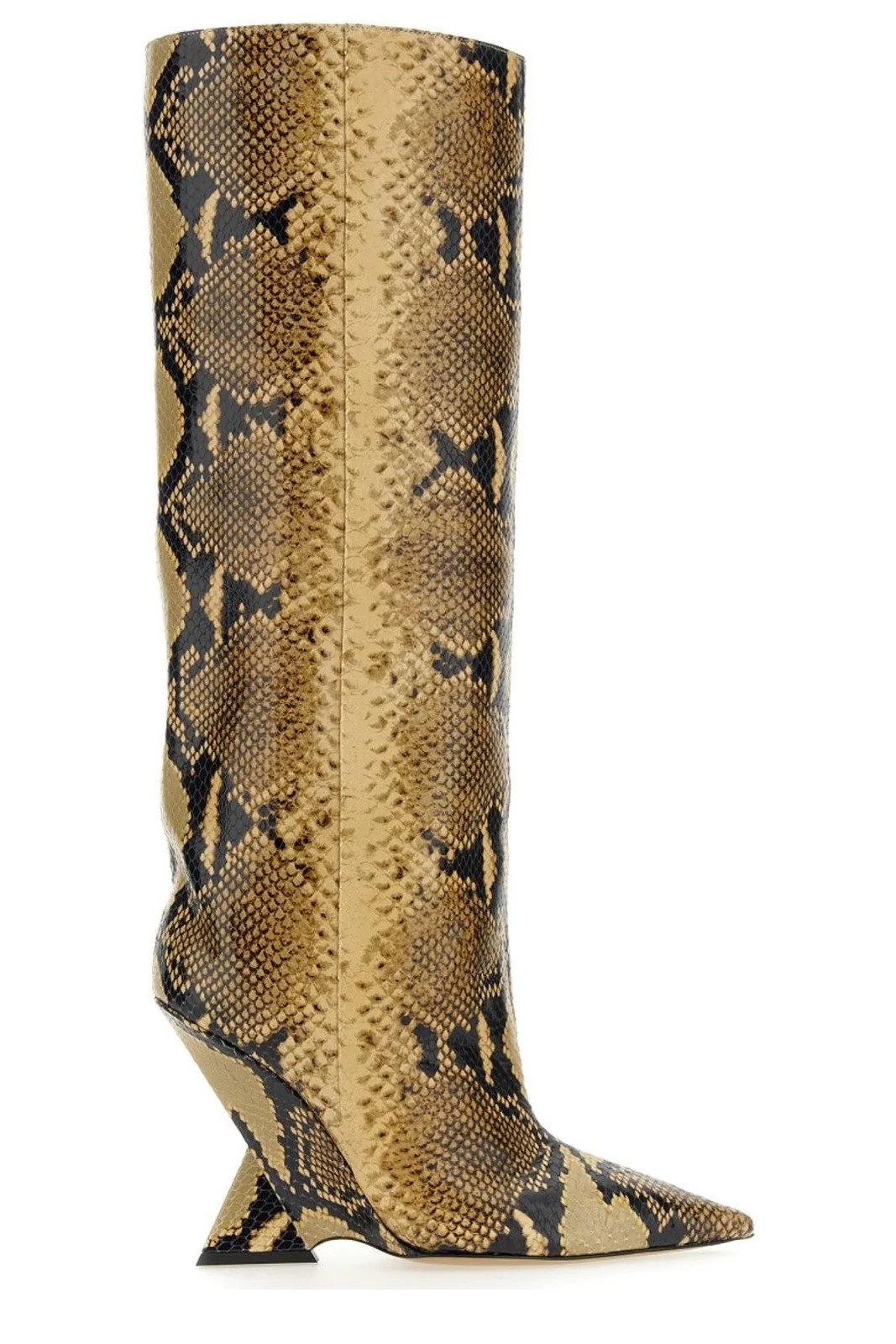 The Attico Cheope Python Printed Boots | Cettire Global
