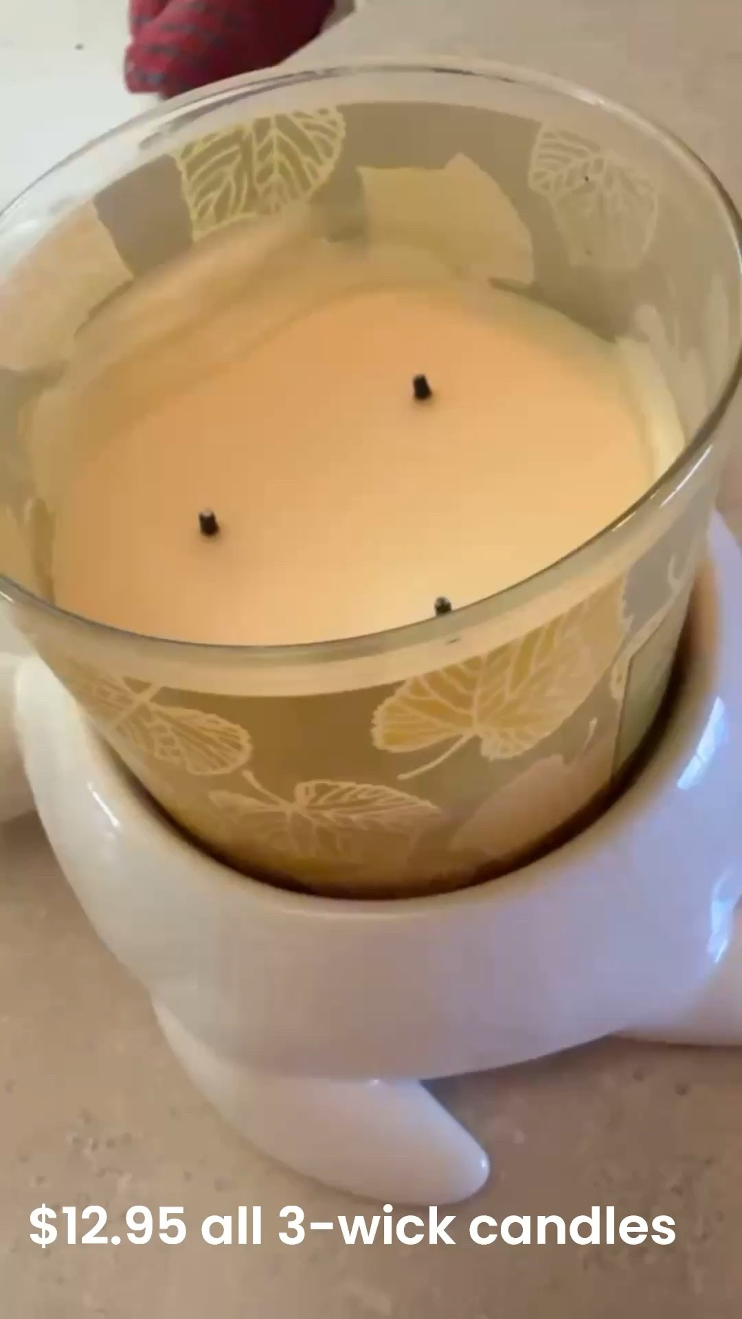 For a limited time, all Bath and Body Works 3-wick candles are $12.95

#LTKMothersDay #LTKselfcare #LTKmorningroutine