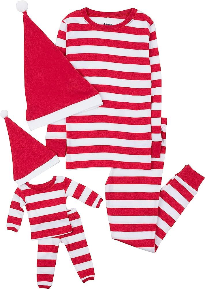Leveret Kids & Toddler Pajamas Matching Doll & Girls Pajamas 100% Cotton Pjs Set (Toddler-14 Year... | Amazon (US)