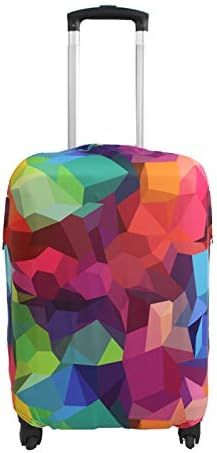Explore Land Travel Luggage Cover Suitcase Protector Fits 18-32 Inch Luggage (Geometry, M(23-26 i... | Amazon (US)