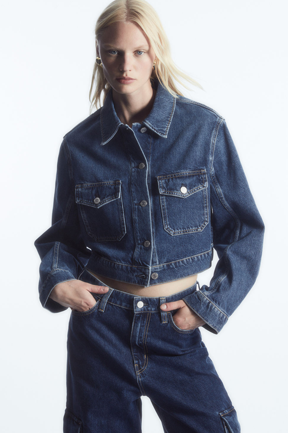 CROPPED DENIM JACKET | COS UK