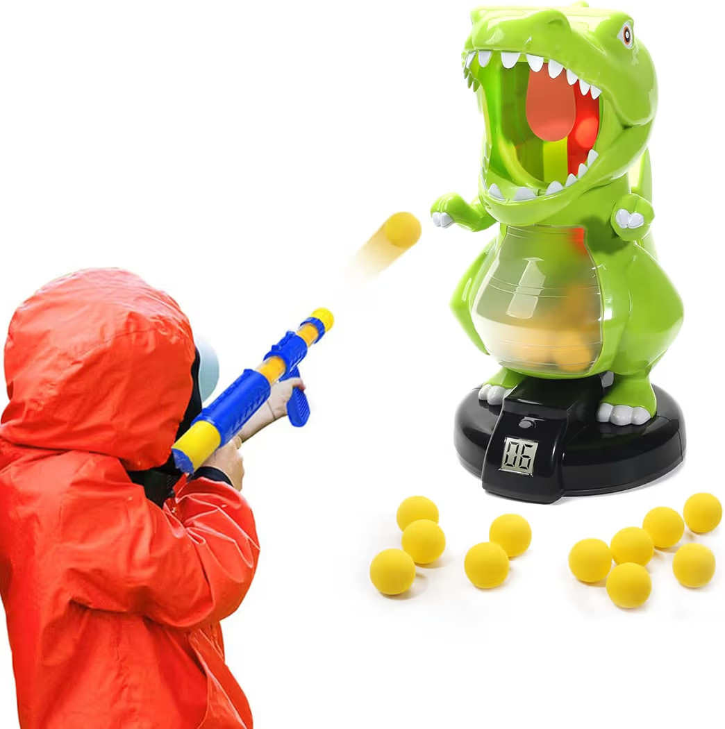 EagleStone Dinosaur Shooting Toys for Boys 5 6 7 8 9 Years Old, Electronic Kids Target Games w/ A... | Amazon (US)