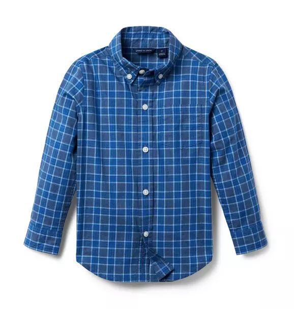 Plaid Poplin Shirt | Janie and Jack