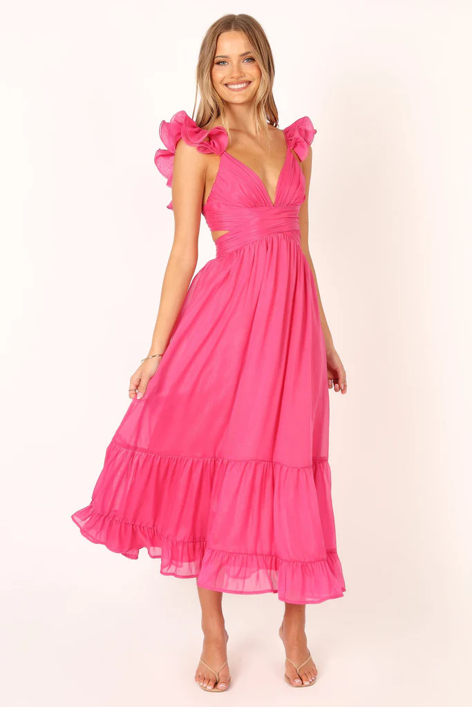 Bonito Midi Dress - Berry | Petal & Pup (US)