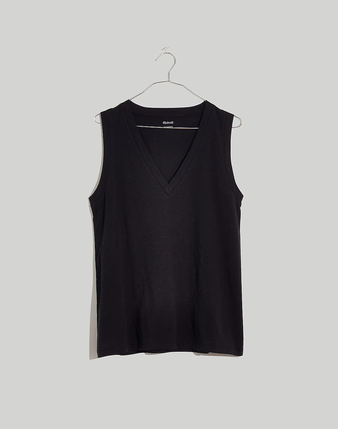 Whisper Cotton V-Neck Tank | Madewell
