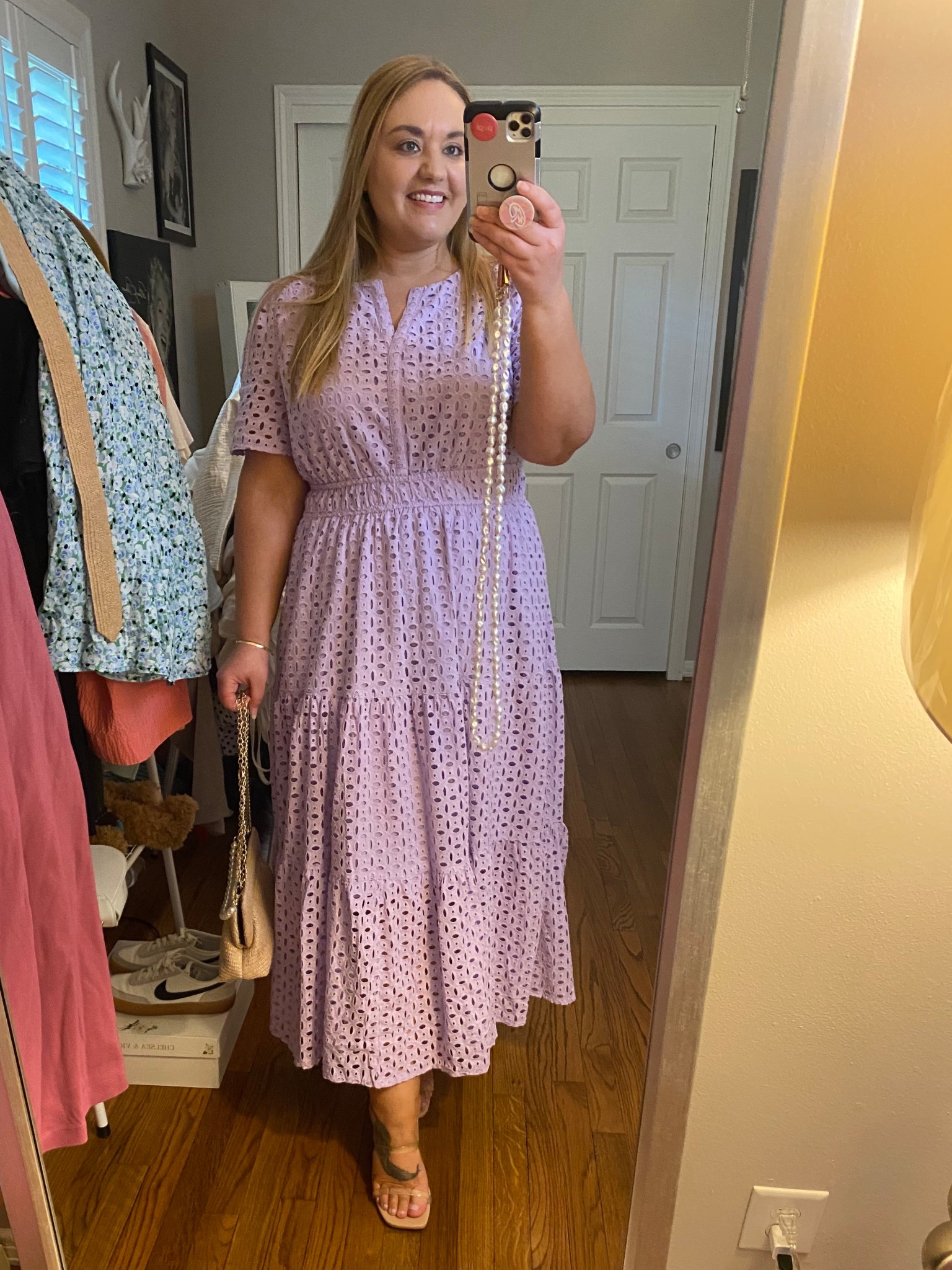 Lavender dress, eyelet dress, Amazon dress, maxi dress, church dress, wedding guest dress, bridal shower, dress, baby shower dress, garden party dress, flowy dress, dress under $50, work dress, conference dress, modest dress

#LTKWorkwear #LTKWedding #LTKFindsUnder50