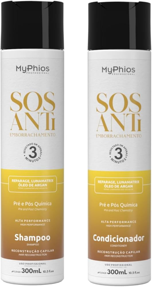 Kit Shampoo e Condicionador SOS Antiemborrachamento MyPhios | Amazon (BR)