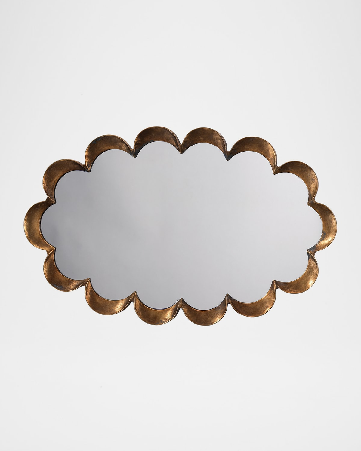 Scalloped 36" Wall Mirror | Neiman Marcus