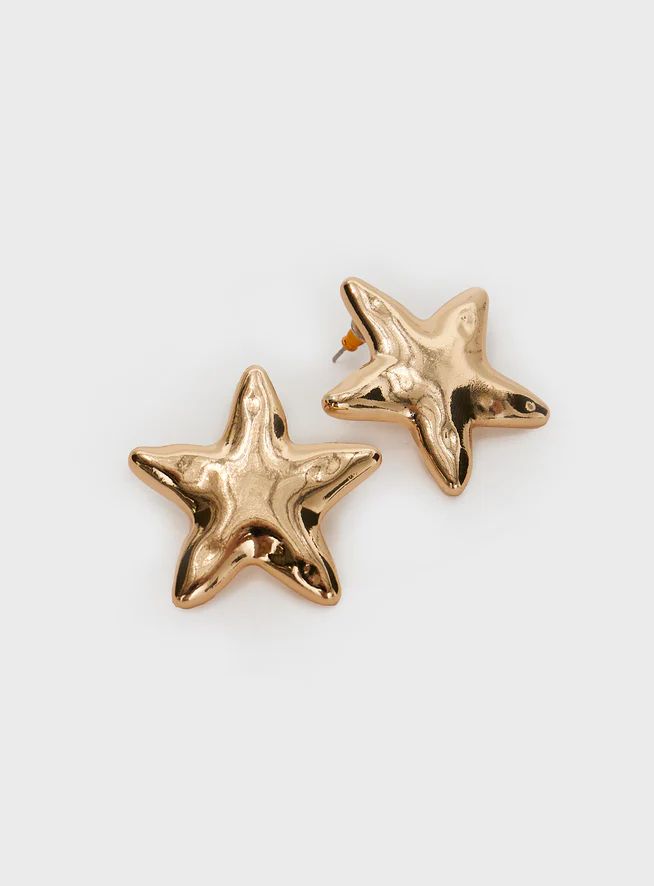 Pretty Lady Earrings Gold | Princess Polly US