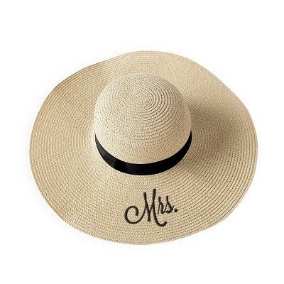 "Mrs" Natural Sun Tan Hat | Target